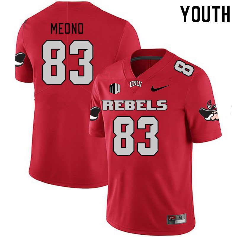 Youth #83 Andre Meono UNLV Rebels 2023 College Football Jerseys Stitched-Scarlet
